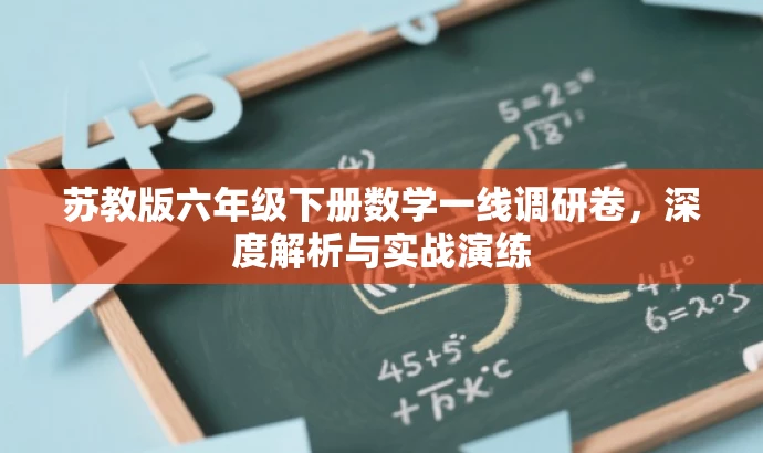 苏教版六年级下册数学一线调研卷,深度解析与实战演练 苏教版六年级下册数学一线调研卷,深度解析与实战演练