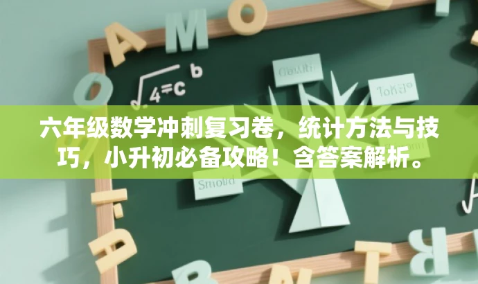 六年级数学冲刺复习卷,统计方法与技巧,小升初必备攻略!含答案解析。 六年级数学冲刺复习卷,统计方法与技巧,小升初必备攻略!含答案解析。