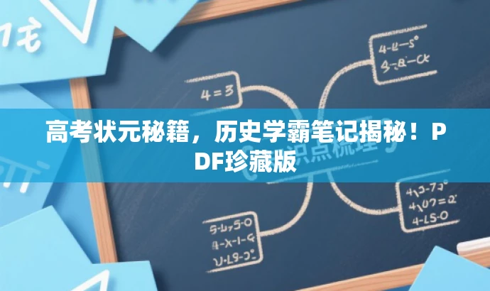 高考状元秘籍,历史学霸笔记揭秘!PDF珍藏版 高考状元秘籍,历史学霸笔记揭秘!PDF珍藏版